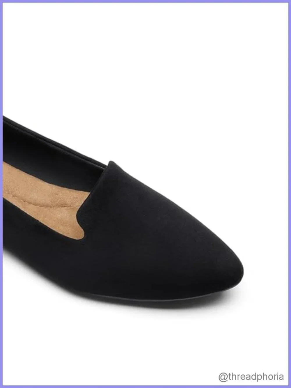 Dream Pairs Women's Pointed Toe Slip-On Dressy Flat Shoes for Office Work